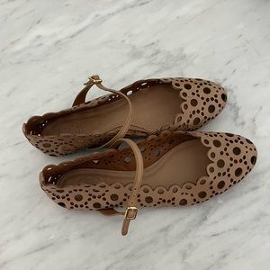 Tory Burch Flats, size 7, worn once